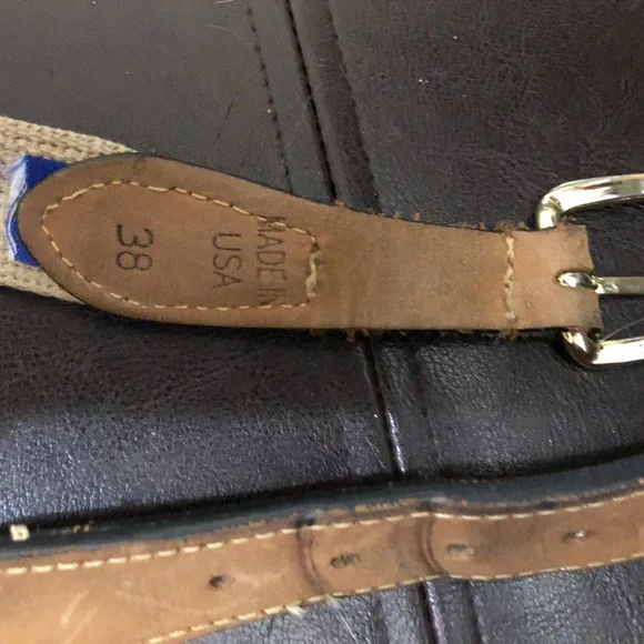 Men’s Fish Belt measurement is 45”inches laid flat n measured - Picture 12 of 13